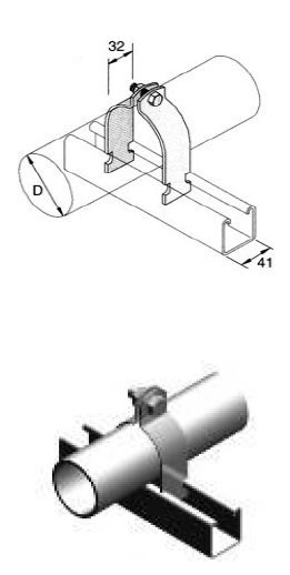 82.5mm Channel Clip Gal                 