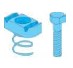M10x8mm LONG SPRING NUT Zn              