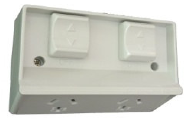 WeatherProof Double Power Point         