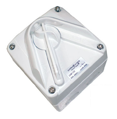 Square Outdoor Single Isolator          