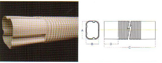 80mm PVC Pipe Flexible Duct             