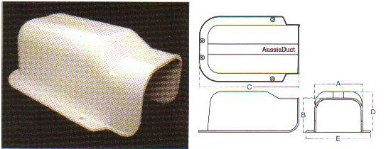 80mm PVC Pipe Duct Ceiling Cap          