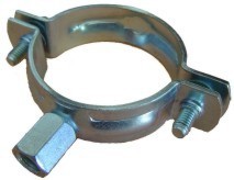 225mm PVC S/Steel Nut Clips             