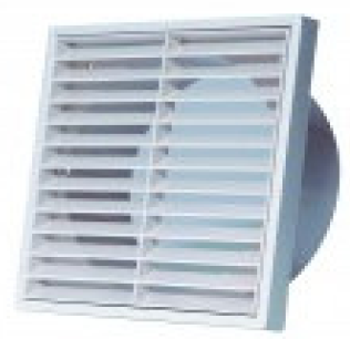 125mm Louvre Grille Fixed - ABS         